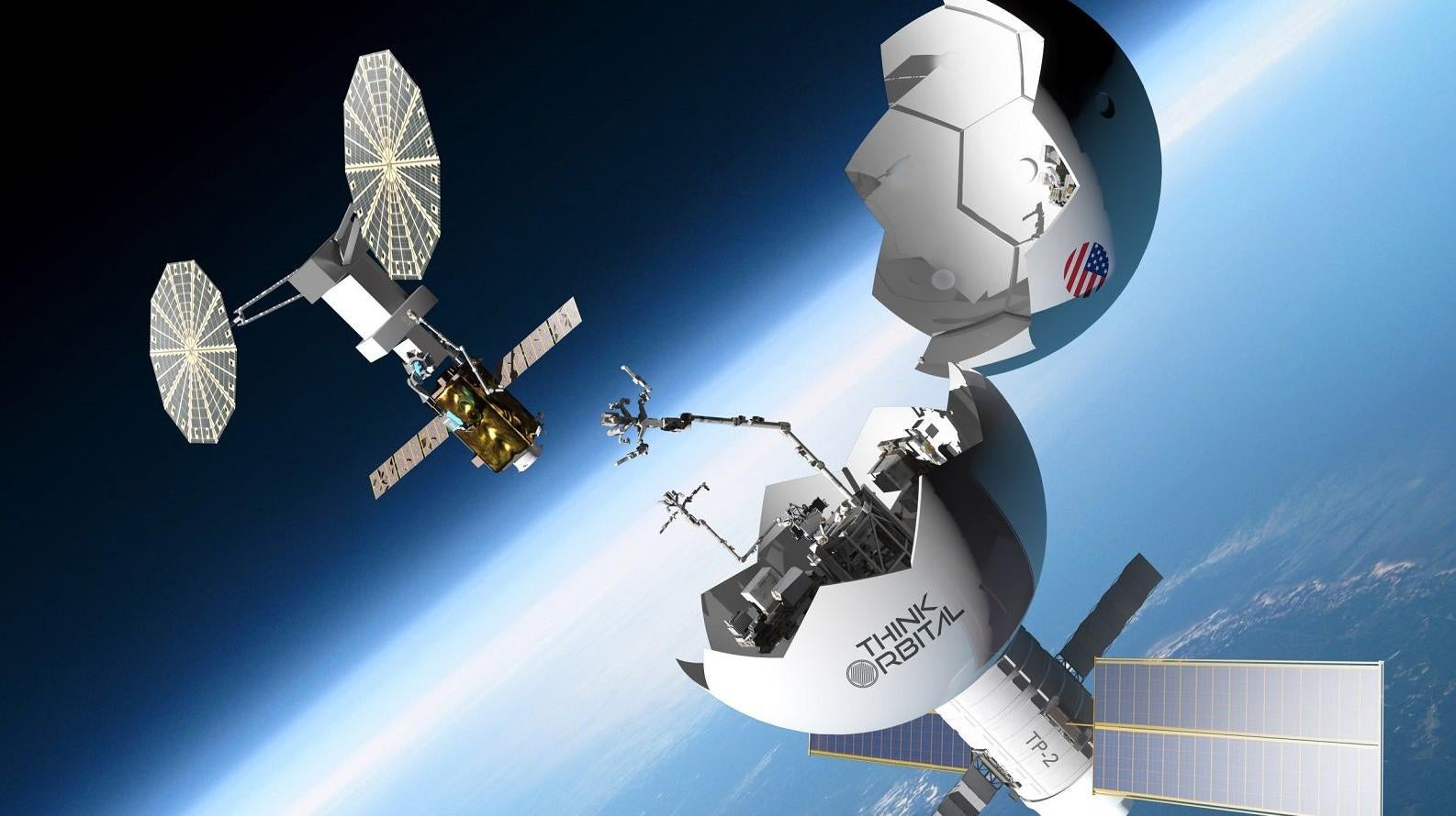 Think Orbital satellite servicing